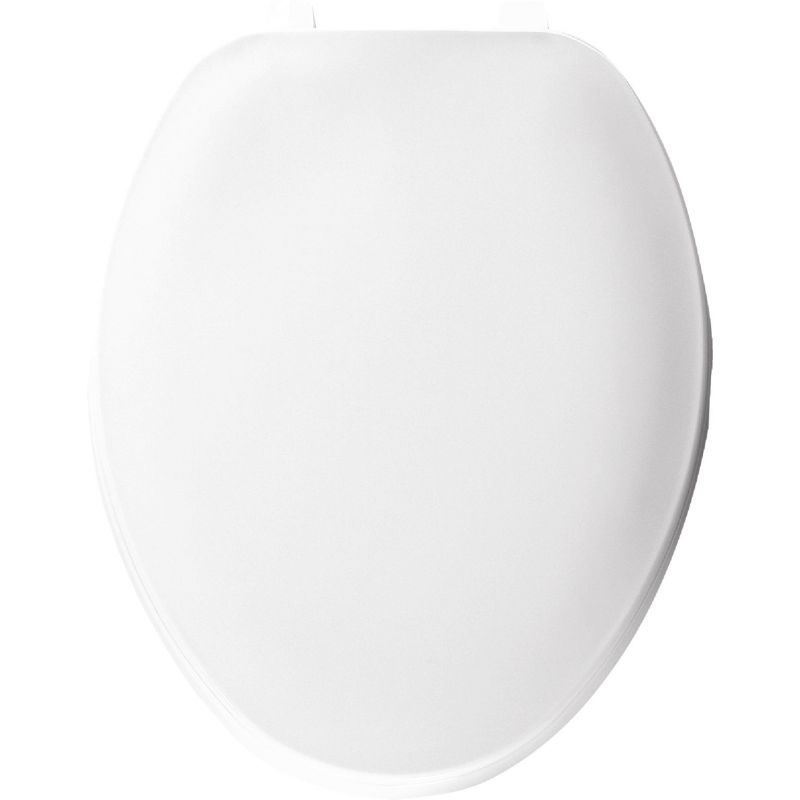 Bemis White Plastic Closed Front Toilet Seat White