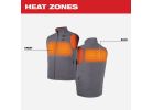 Milwaukee M12 ToughShell Heated Vest XL, Gray