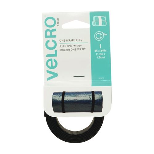 VELCRO Brand Thin Clear Fasteners 18in x 3/4in Roll, Clear