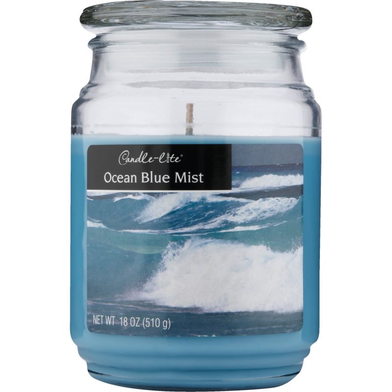 Candle-Lite Everyday Jar Candle 18 Oz., Blue