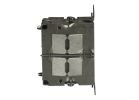 Raco 517 Switch Box, 1-Gang, 1-Knockout, 1/2 in Knockout, Steel, Gray, Nail-On Gray