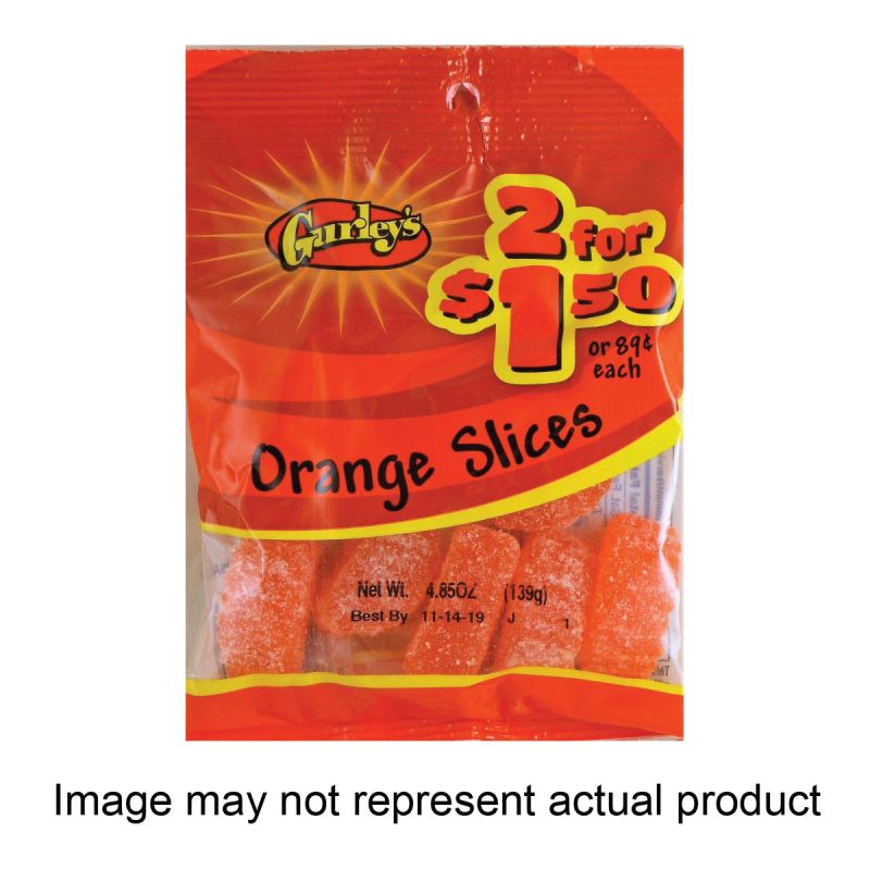 Gurley&#039;s 743791 Candy, Orange Slice Flavor, 7.75 oz (Pack of 12)