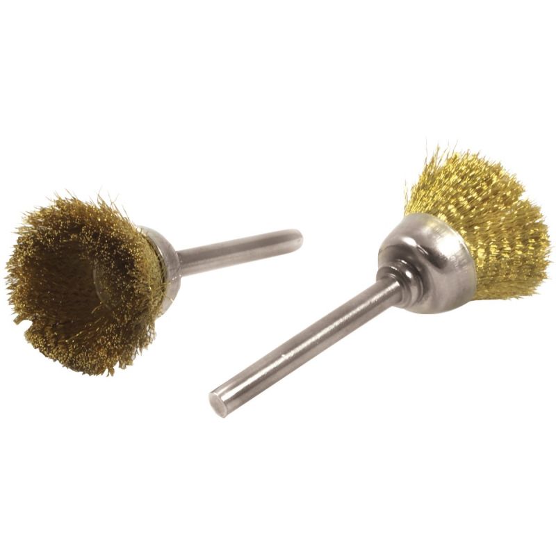 Forney 2-Piece Brass Cup Brush Set