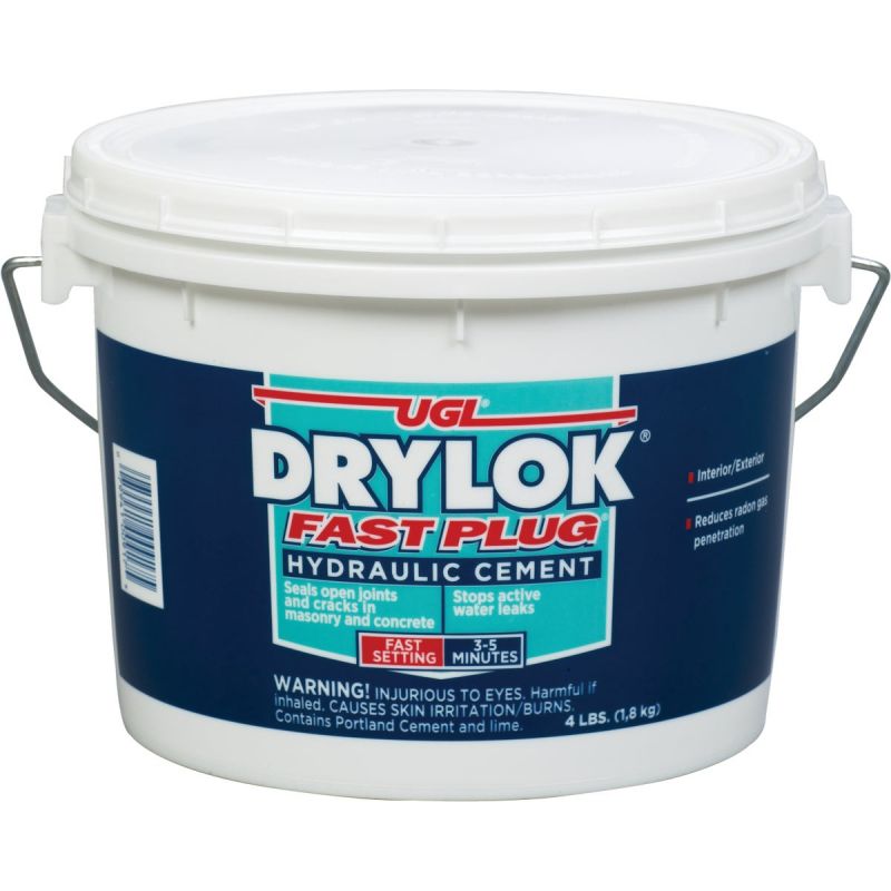 Drylok Fast Plug Hydraulic Cement 4 Lb