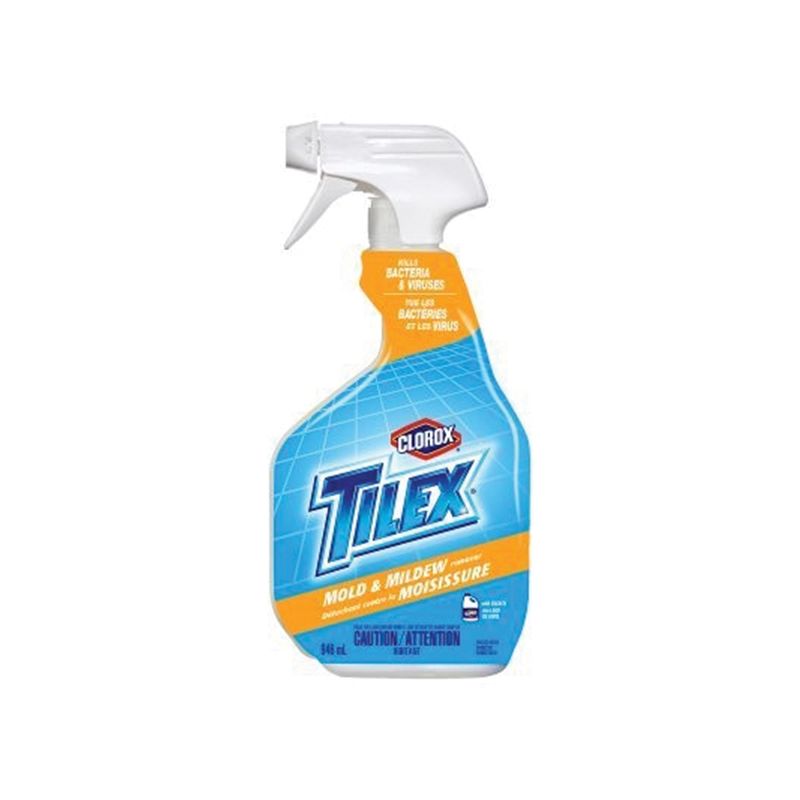 Tilex 12438PAK3 Mold and Mildew Remover, 946 mL, Liquid, Bleach, Herbaceous, Marine, Clear/Pale Yellow Clear/Pale Yellow