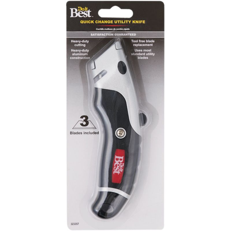Buy Do it Best Quick Change Utility Knife Silver/Black