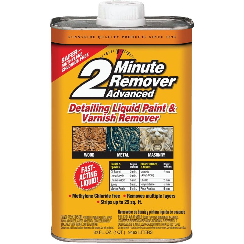 Sunnyside 2 Minute Remover Advanced Paint &amp; Varnish Stripper 1 Qt.