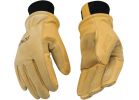 Kinco Men&#039;s Premium Suede Pigskin Winter Work Glove M, Golden