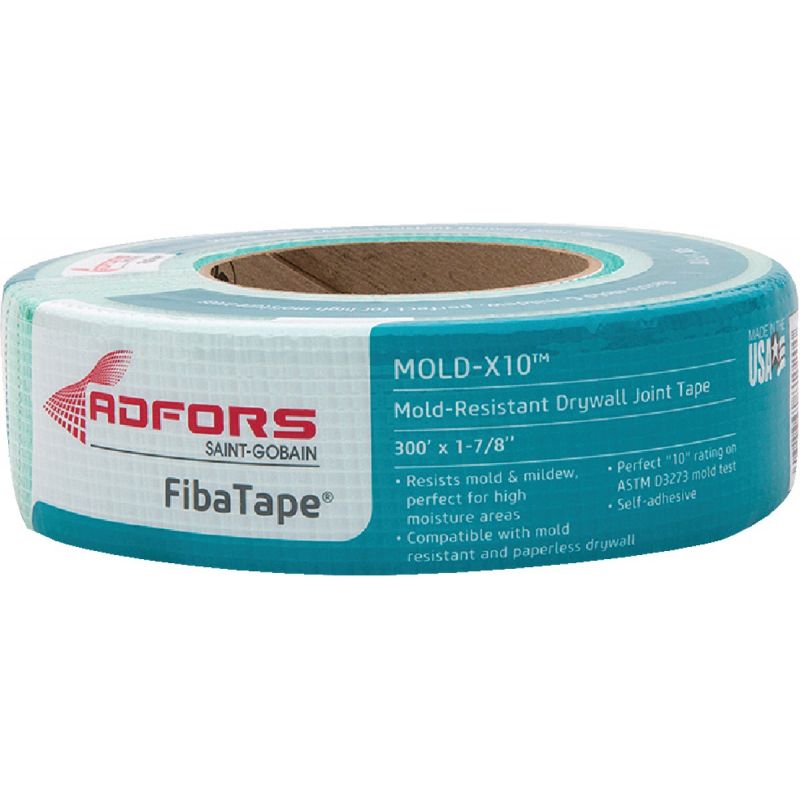 FibaTape Mold-X10 Mold &amp; Mildew-Resistant Joint Drywall Tape Green