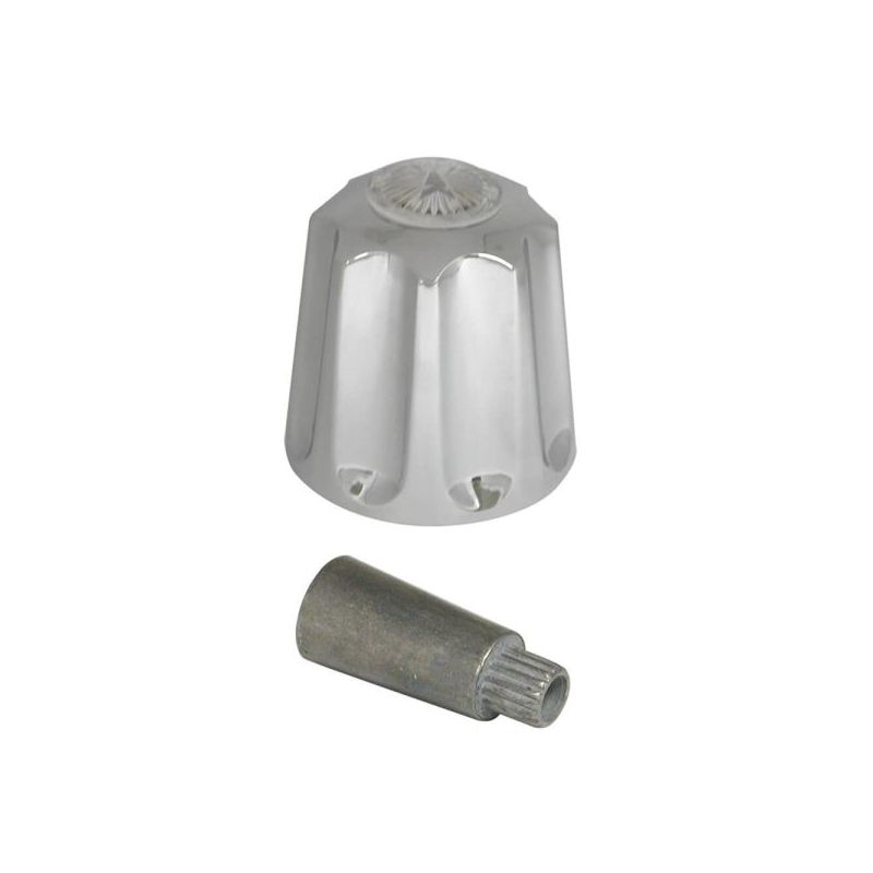 Danco 88861 Diverter Handle, Zinc, Chrome Plated, For: Gerber Single Handle Tub/Shower Faucets