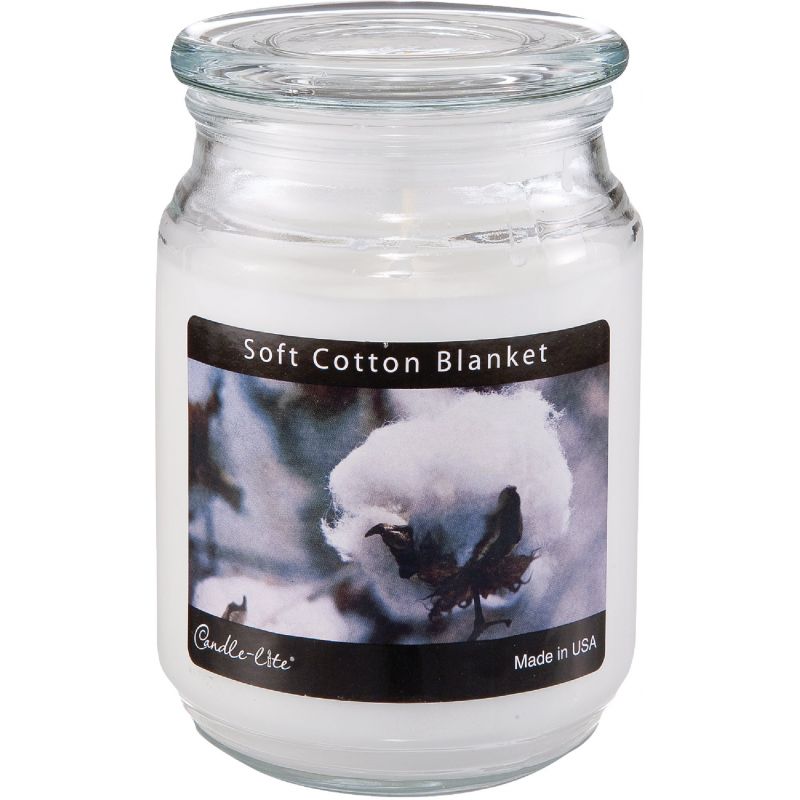 Candle-Lite Everyday Jar Candle White, 18 Oz. (Pack of 4)