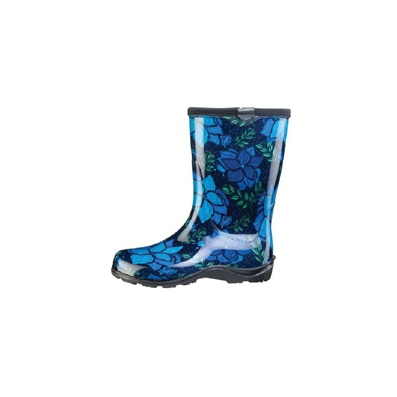 Sloggers 5018SSBL-08 Rain Boots, 8, Spring Surprise, Blue 8, Blue