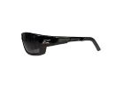 Edge MAZENO Series PM116 Non-Polarized Slim-Fit Safety Glasses, Nylon Frame, Black Frame, UV Protection: Yes