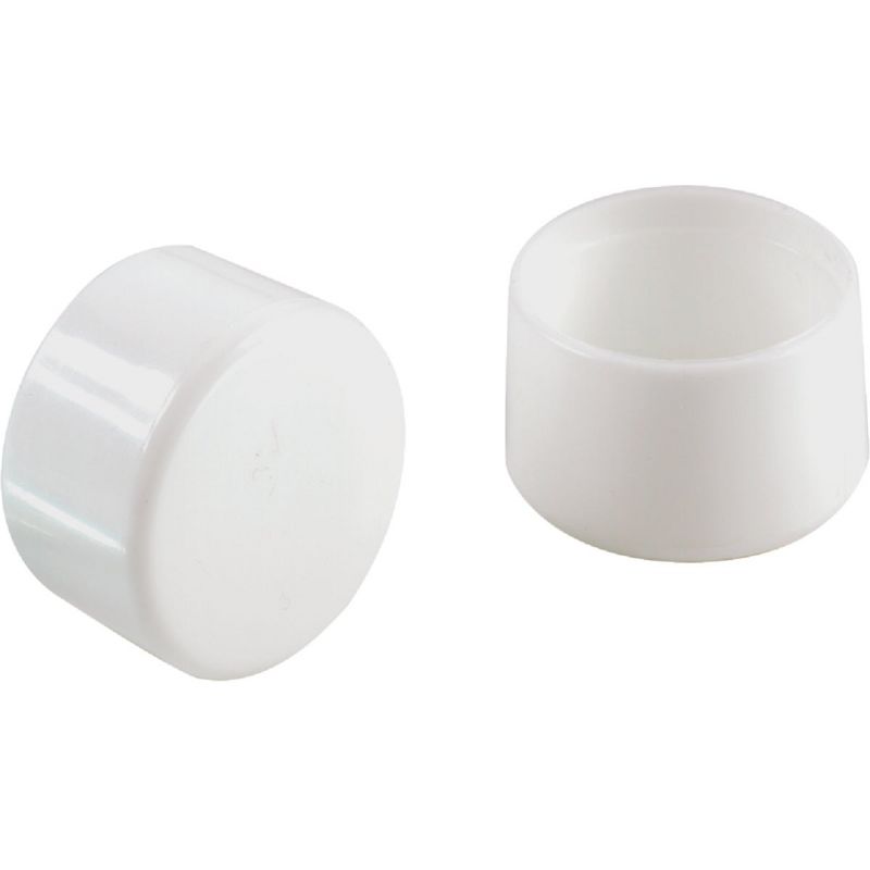 Do it Replacement Round Patio Furniture Cap White (Pack of 6)