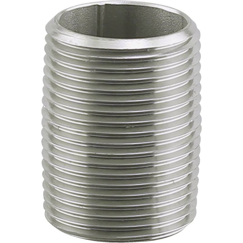 PLUMB-EEZE Stainless Steel Nipple 1-1/4 In. MIP X Close