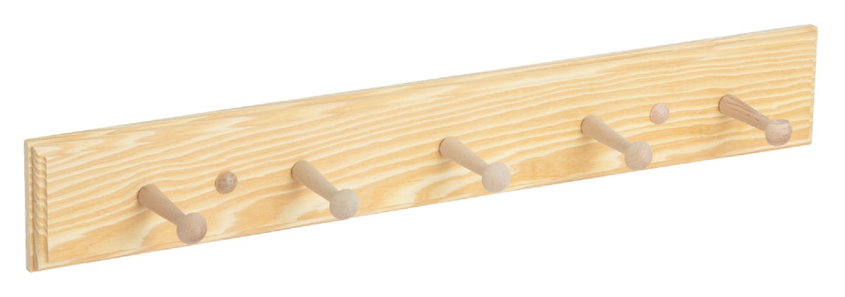 Buy iDesign Wood Peg Rack Natural