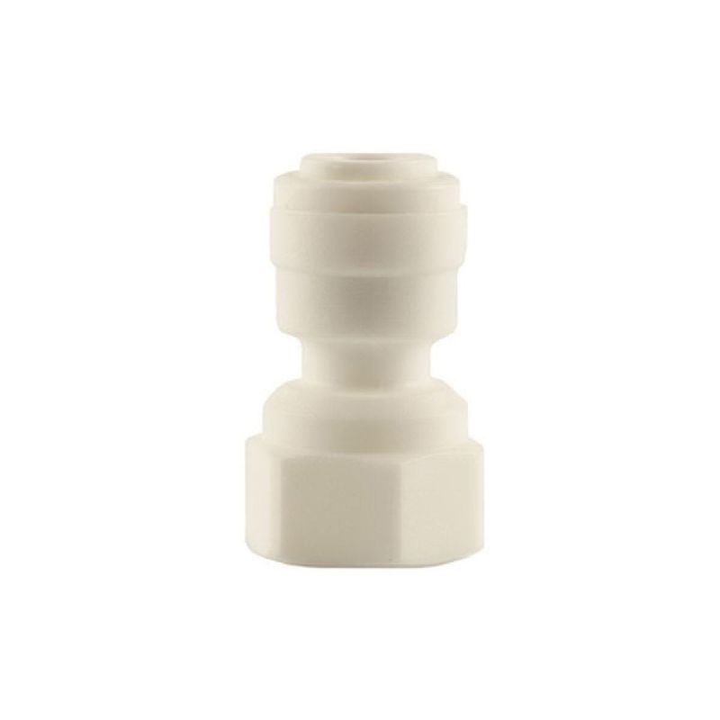 Boshart PEQC-FA0404 Pipe Adapter, 1/4 in, FPT, Polyethylene, White, 100 psi Pressure White