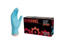 Gloveworks INPF44100 Non-Sterile Disposable Gloves, M, Nitrile, Powder-Free, Blue, 9-1/2 in L M, Blue