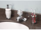 Home Impressions 1 Acrylic Handle 4 In. Centerset Nonmetallic Bathroom Faucet Traditional