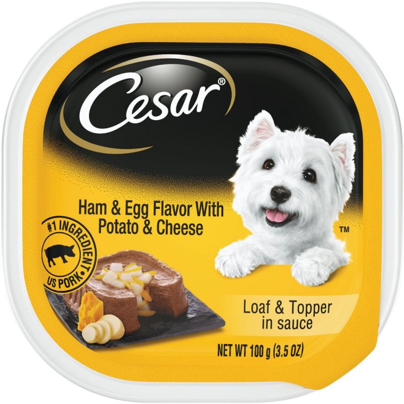 Cesar Loaf &amp; Topper Wet Dog Food 3.5 Oz.