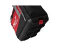 Milwaukee 48-22-8321 Tool Bag, 9.6 in W, 15 in D, 12.2 in H, 2-Pocket, Polyester, Black/Red Black/Red