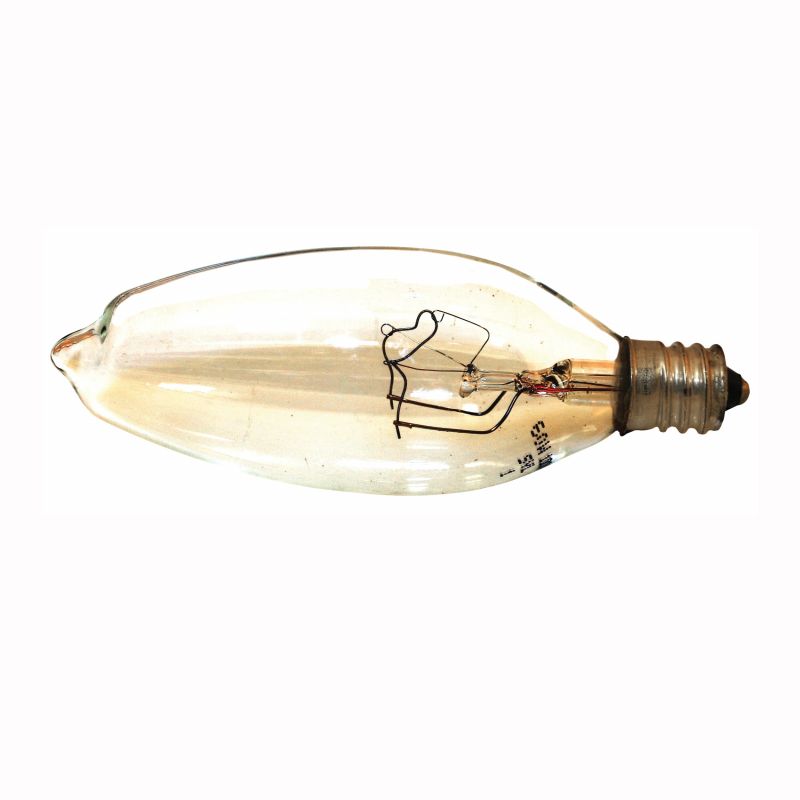 Sylvania 13649 Incandescent Lamp, 60 W, B10 Lamp, Candelabra E12 Lamp Base, 690 Lumens, 2850 K Color Temp