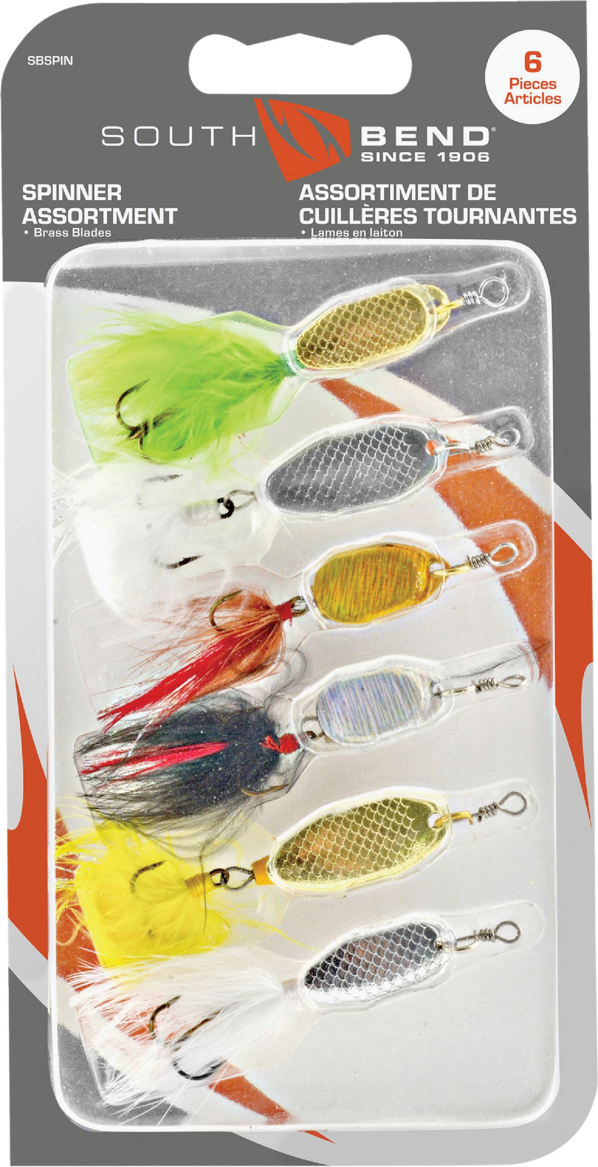 SouthBend 6-Piece Spinner Fishing Lure Kit SBLBSKIT SouthBend