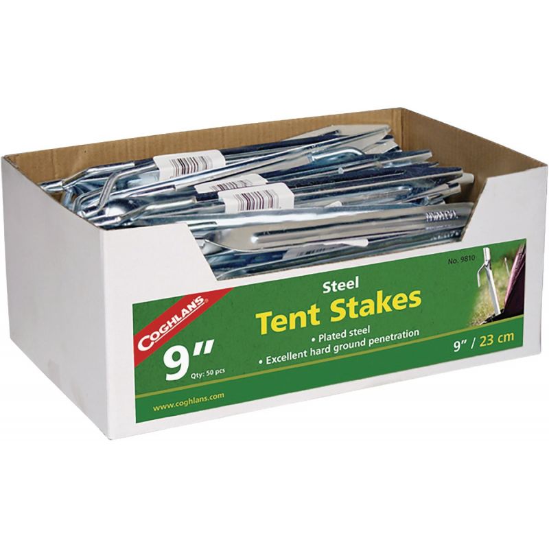 Coghlans 9 In. Tent Stake (Pack of 50)