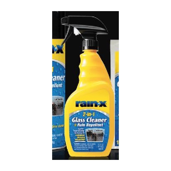 Rain-X 5080233 2-in-1 Glass Cleaner with Rain Repellent, 18oz Aerosol Can
