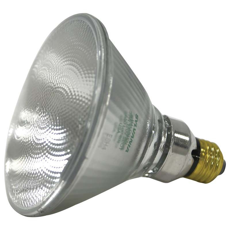 Sylvania CAPSYLITE Series 10713 Halogen Bulb, 39 W, Medium E26 Lamp Base, PAR38 Lamp, 550 Lumens, 2850 K Color Temp