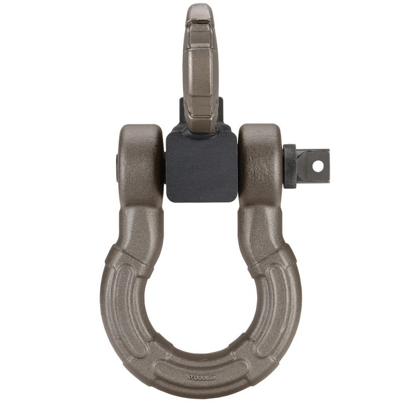 Reese Towpower Tactical 7089344 Tow Mount Hook and Shackle, Steel, Matte Pewter Black