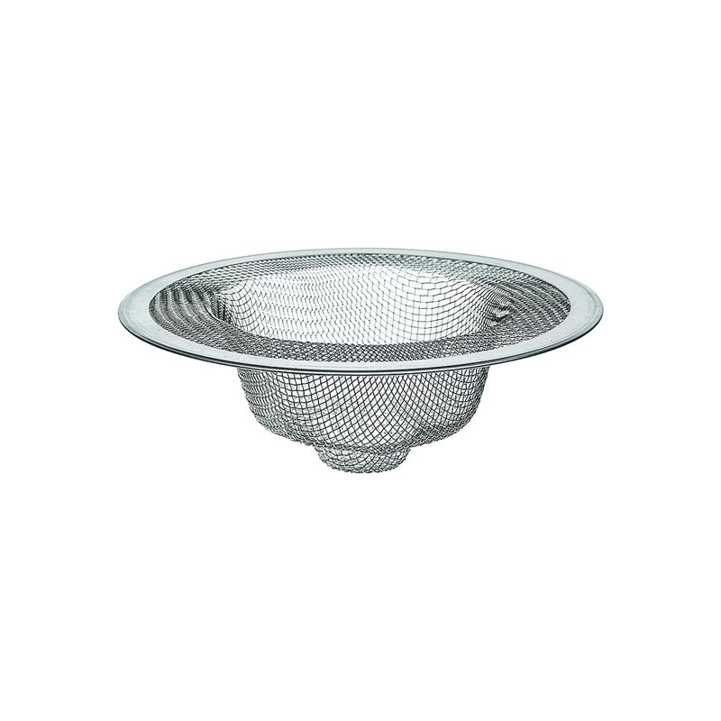 Danco 88822 Mesh Strainer, 4-1/2 in Dia, Stainless Steel, 4-1/2 in Mesh, For: 4-1/2 in Drain Opening Kitchen Sink (Pack of 3)