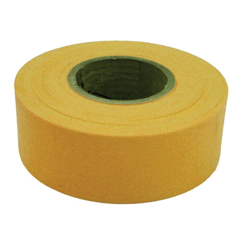 CH Hanson 17024 Flagging Tape, 300 ft L, 1-3/16 in W, Yellow, Polyethylene Yellow