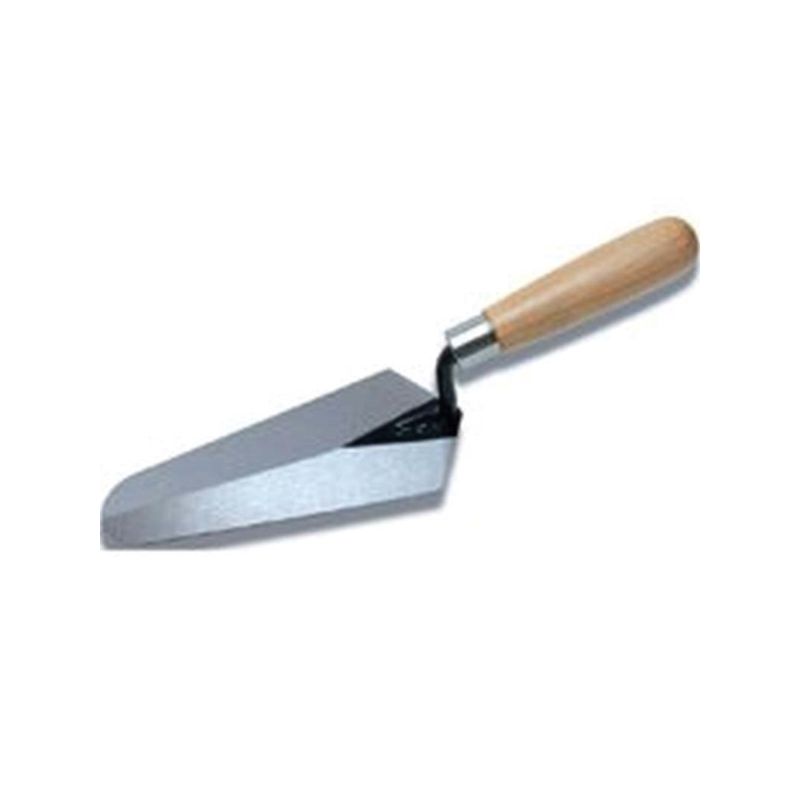 Marshalltown 924-3 Gauging Trowel, 7 in L Blade, 3-3/8 in W Blade, Steel Blade, Hardwood Handle 7 In