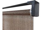 Home Impressions Fabric Indoor/Outdoor Cordless Roller Shade 72 In. X 72 In., Brown