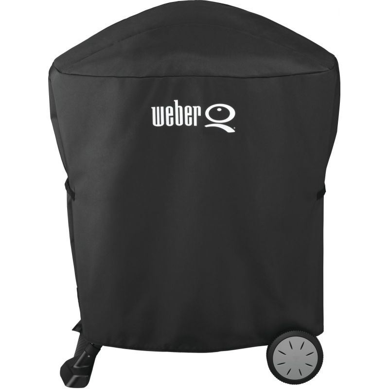 Weber Q 100/1000 &amp; Q 200/2000 Q Cart 32 In. Grill Cover Black