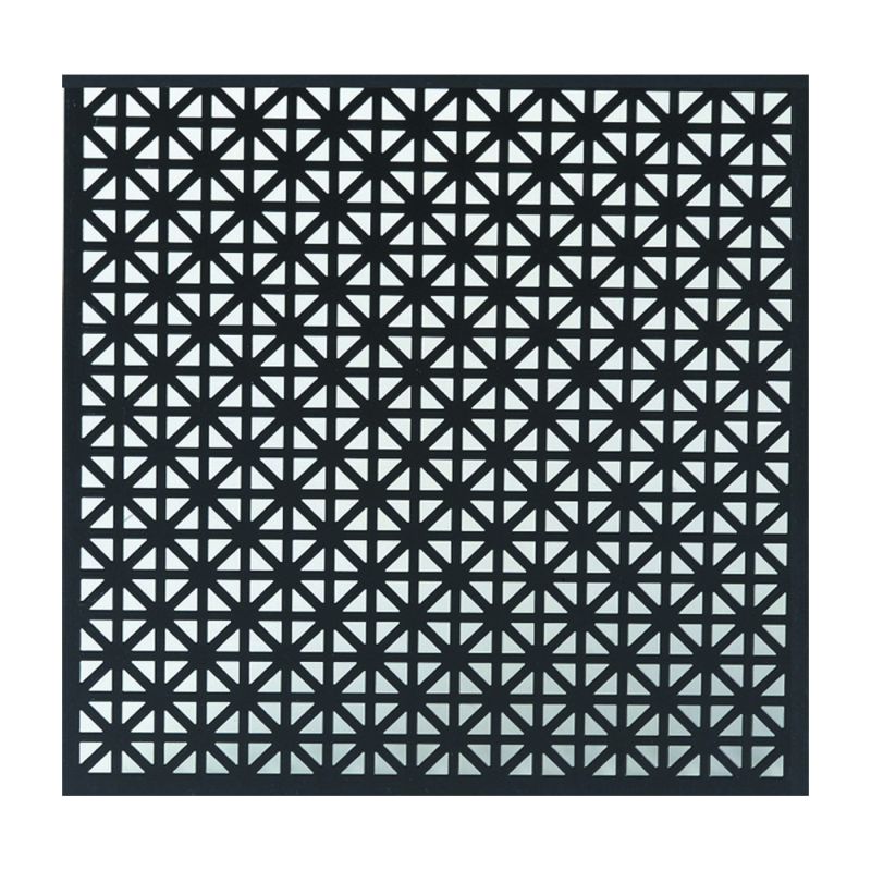 M-D 56000 Decorative Metal Sheet, 36 in W, 24 in L, Union Jack Tread, Aluminum Black