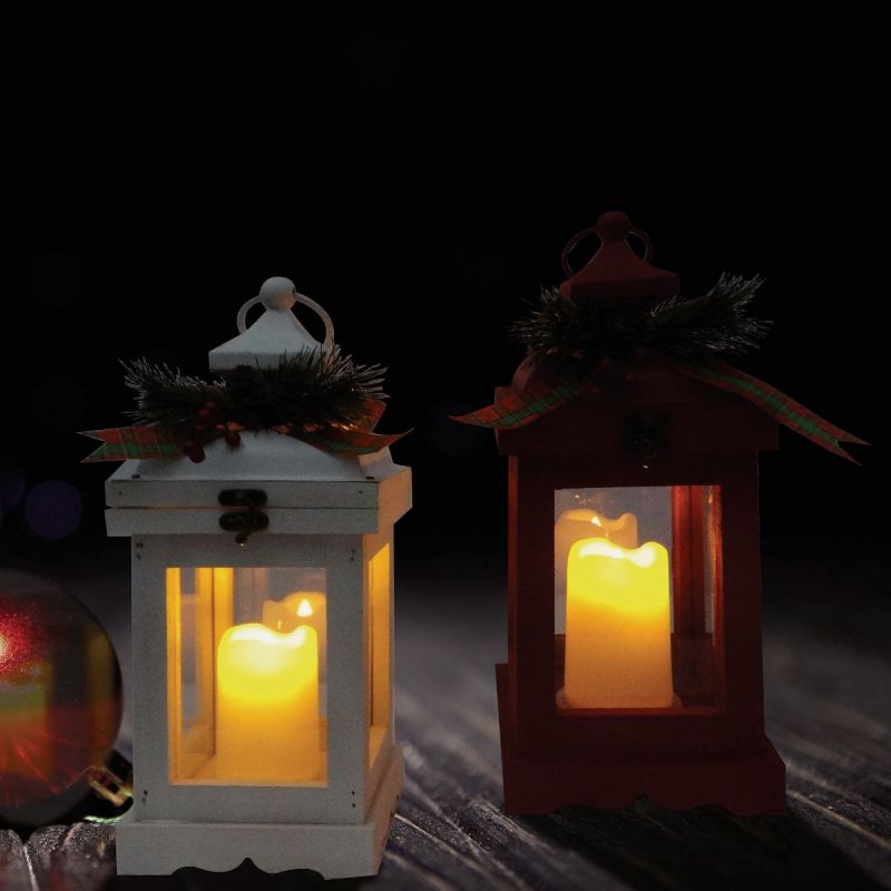 Alpine LED Lantern Holiday Decoration