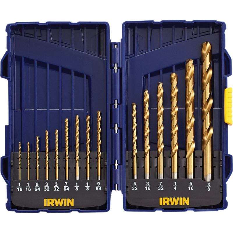 Irwin 15-Piece Titanium Drill Bit Set