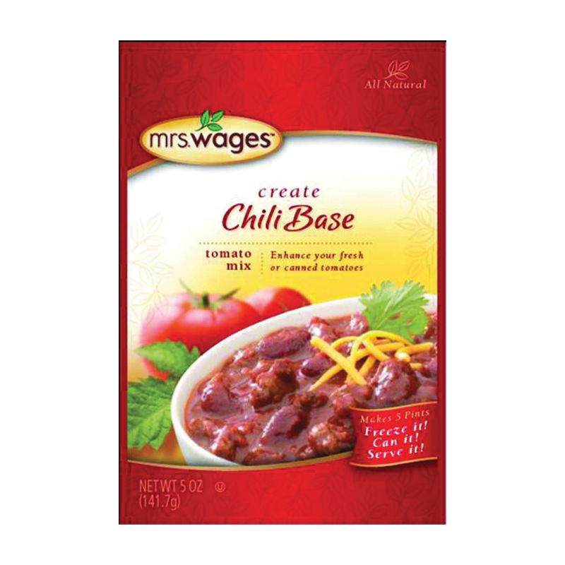 Mrs. Wages W537-J4425 Canning Chili Mix, 5 oz Pouch