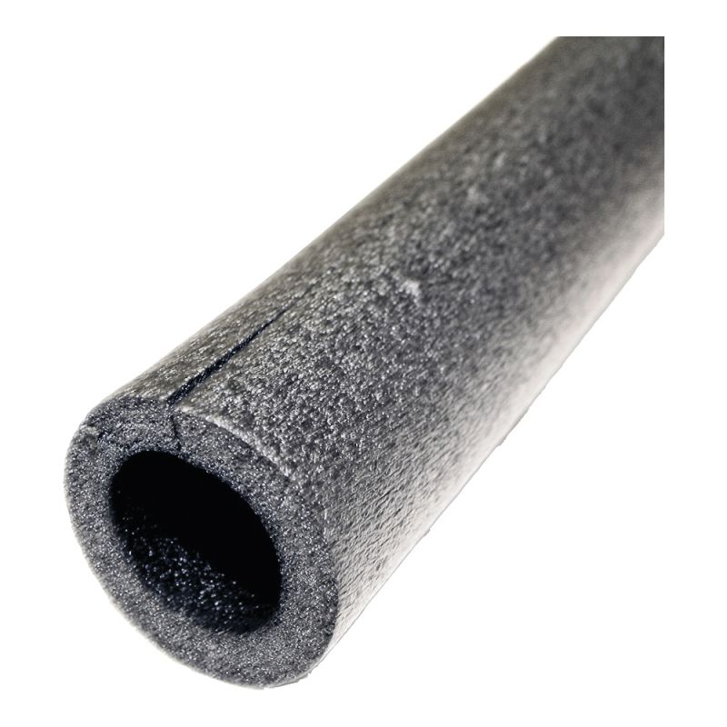 M-D 50154 Pipe Insulation, 6 ft L, Polyethylene, Black, 1 in Pipe Black
