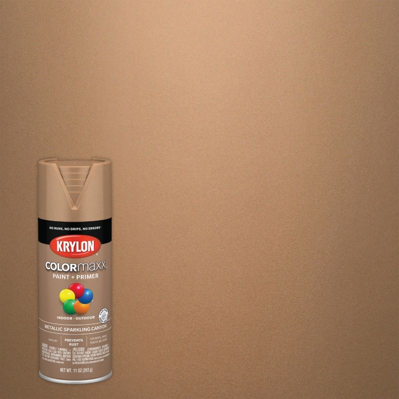 Krylon ColorMaxx Spray Paint + Primer Sparkling Canyon, 11 Oz.