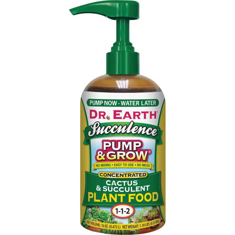 Dr. Earth Pump &amp; Grow Succulence Liquid Plant Food 16 Oz.
