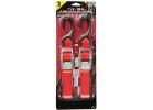 Erickson 05712 Over-Center Locking Buckle, 1 in W, 6 ft L, 1200 lb Working Load, Nylon, Red Red