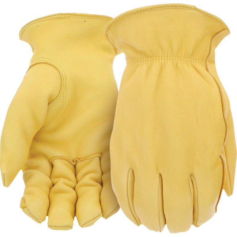 Boss Arctik Grain Deerskin Leather Winter Glove L, Yellow