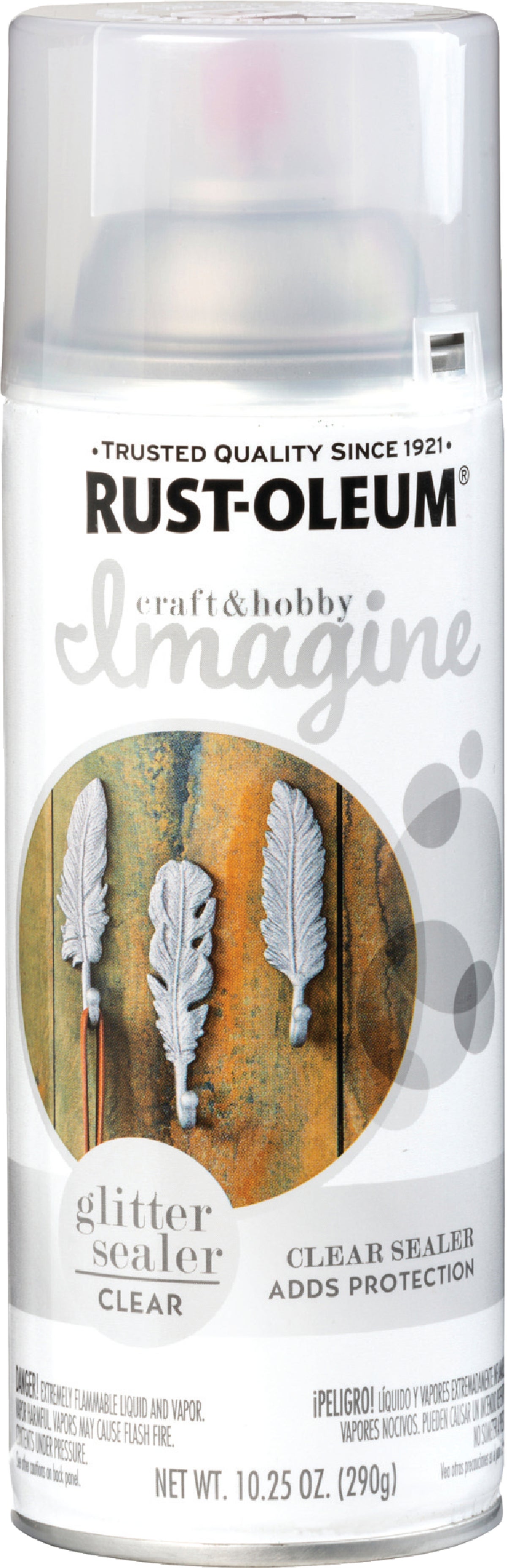 Rust-Oleum Imagine Iridescent Clear Acrylic Glitter Paint (Half-Pint) in  the Craft Paint department at