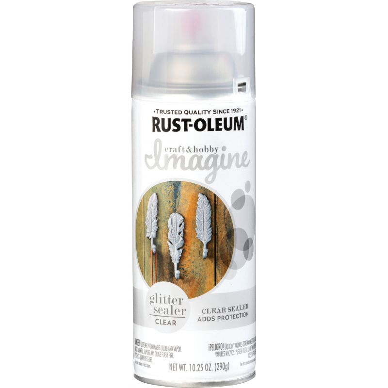 Rust-Oleum Imagine Glitter Craft Paint Clear, 10.25 Oz.