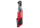 Milwaukee 2557-20 Ratchet, 3/8 in Drive, Square Drive, 55 ft-lb Red