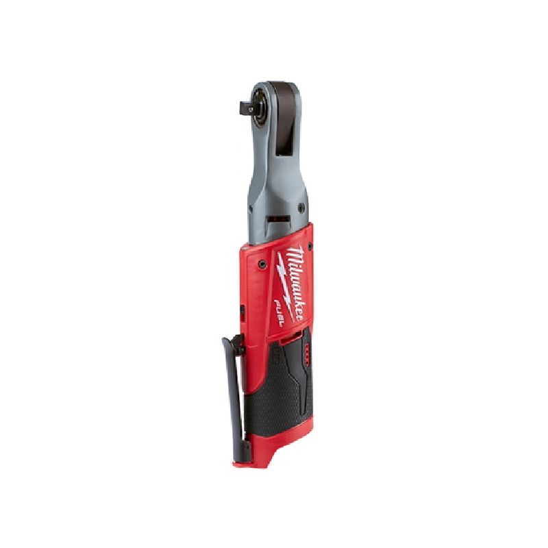 Milwaukee 2557-20 Ratchet, 3/8 in Drive, Square Drive, 55 ft-lb Red