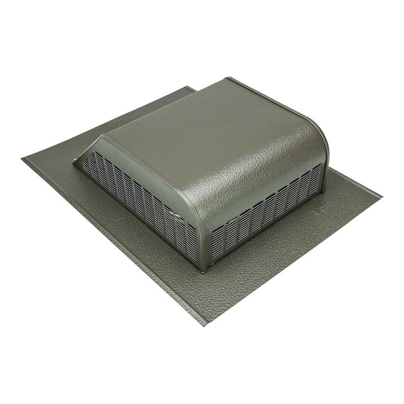 Lomanco LomanCool 750WB Static Roof Vent, 16 in OAW, 50 sq-in Net Free Ventilating Area, Aluminum, Weathered Bronze Weathered Bronze